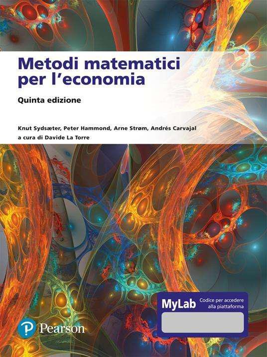 Mypushop Libreria Dias Sydsaeter Metodi Matematici Per L Economia