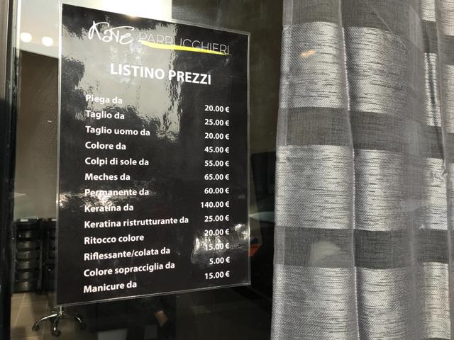 scaricare listino prezzi parrucchieri da