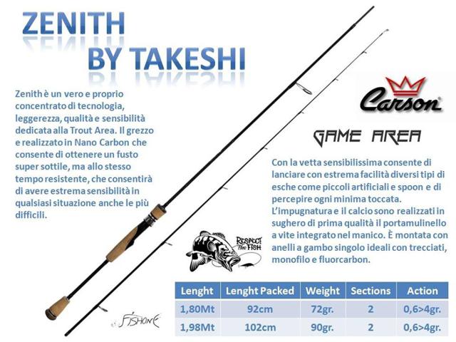 canna da pesca zenith