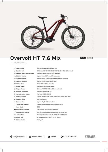 myPushop - Cicli il Biker Soresina | Lapierre Overvolt HT 7.6 mix 2022