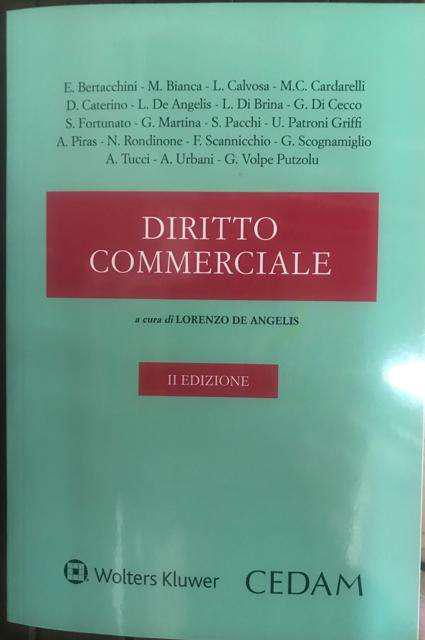 Diritto commerciale: Vol. 1 : De angelis, De angelis: : Libri