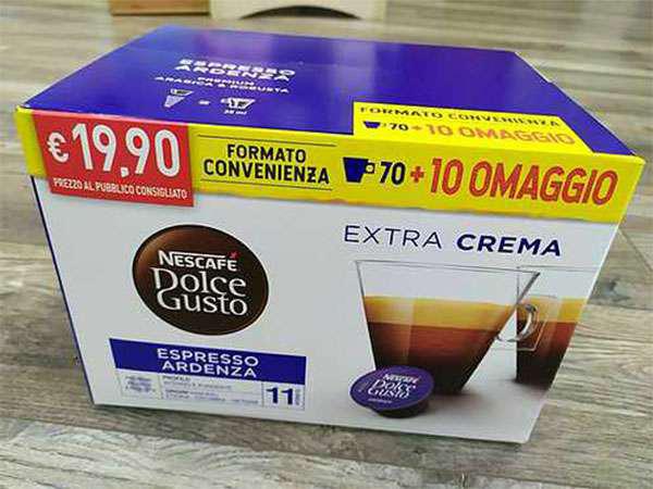 myPushop - Cialde e Capsule - Via Rivalta 29 Torino | DOLCE GUSTO Espresso  Ardenza 70+10 capsule