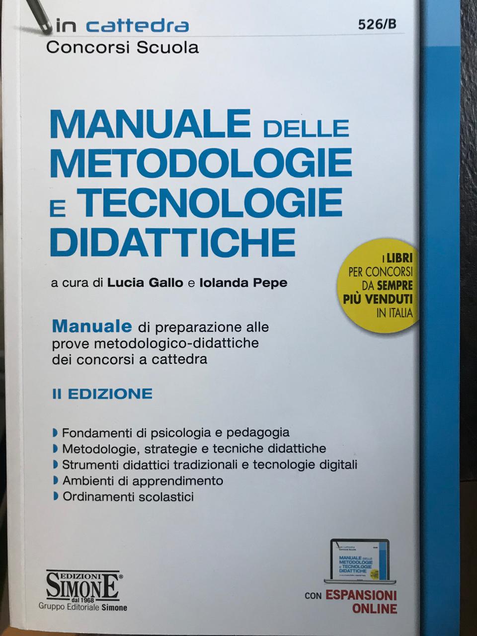 Manuale delle Metodologie didattiche - Edizioni Simone