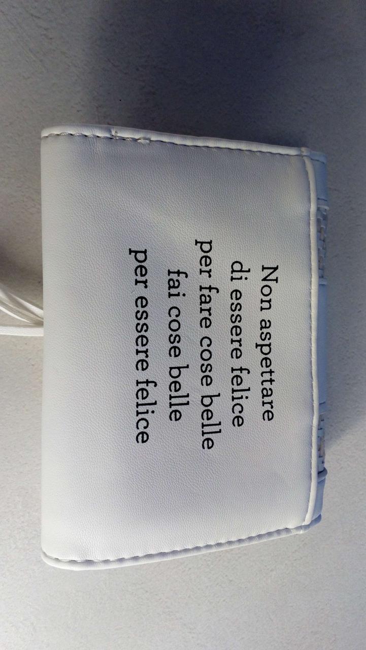 myPushop - Le Vanità | Le Pandorine - Portafoglio VICKY - FELICE - Strew  white