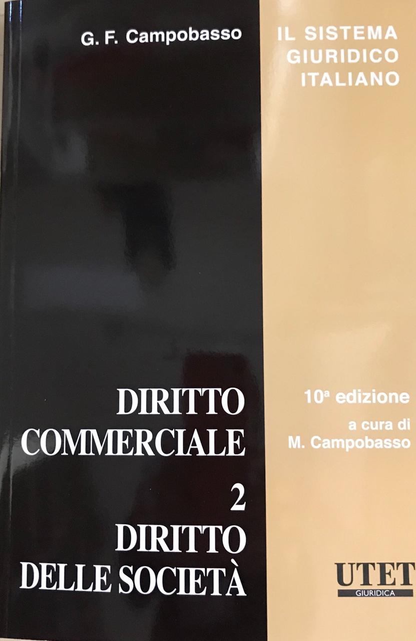 myPushop - Libreria Dias  Campobasso Diritto Commerciale Vol.2 -ED.2020