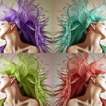 vivi hair stylist logo
