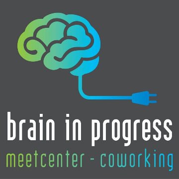Coworking Brain in progress logo