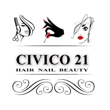 Civico 21 hair nail beauty logo