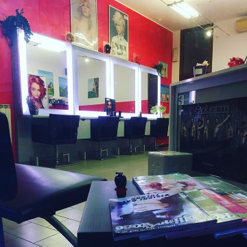 glitter hair saloon logo