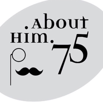 ABOUT HIM 75 logo