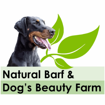 natural barf & dog's beauty farm logo